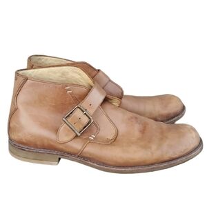 Ugg Australia Mens Classic High Top Buckle Leather Ankle Booties sz 10